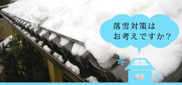 落雪対策